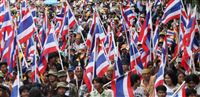 protesters in Bangkok