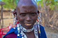 Masai woman from Natron