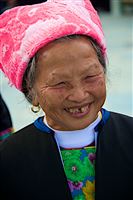 Yao woman near Da Zhai, Longji Titian, Guangxi