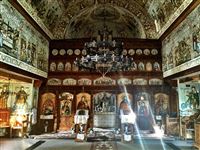 Interior light in Bucovina Monastries