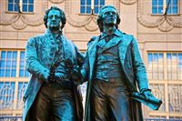 Goethe and Schiller, hero's of Weimar